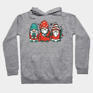 Healing Holiday Christmas Nurse Gnomes Hoodie